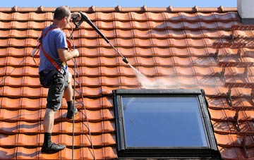 roof cleaning Harpton, Powys