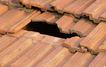 roof repair Harpton, Powys